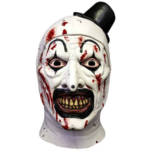 Terrifier Killer Art – Máscara Art the Clown ensangrentada de látex