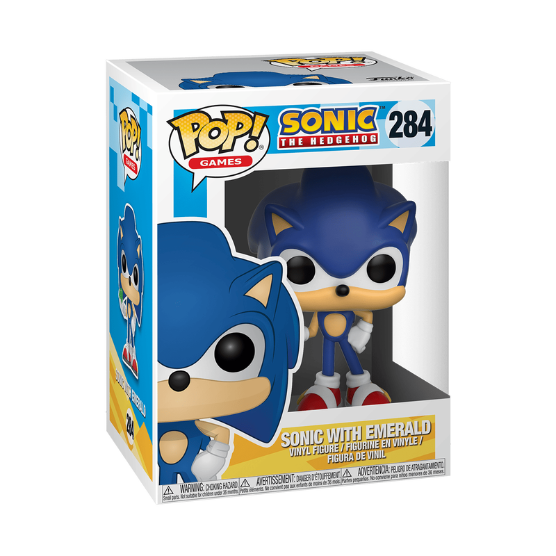 Funko Pop! Sonic with Emerald #284 - Sonic the Hedgehog