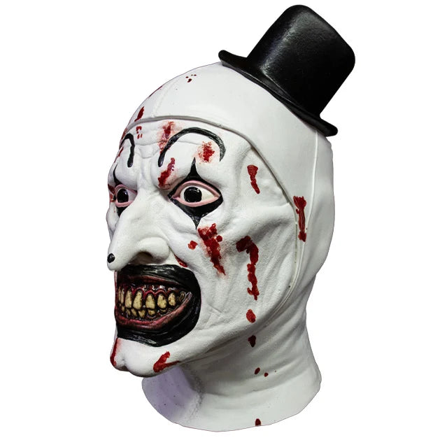 Terrifier Killer Art – Máscara Art the Clown ensangrentada de látex