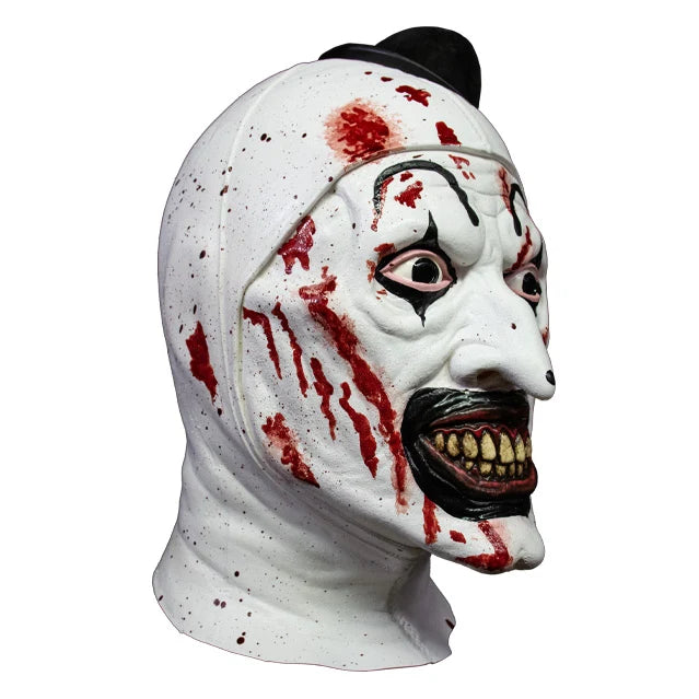 Terrifier Killer Art – Máscara Art the Clown ensangrentada de látex