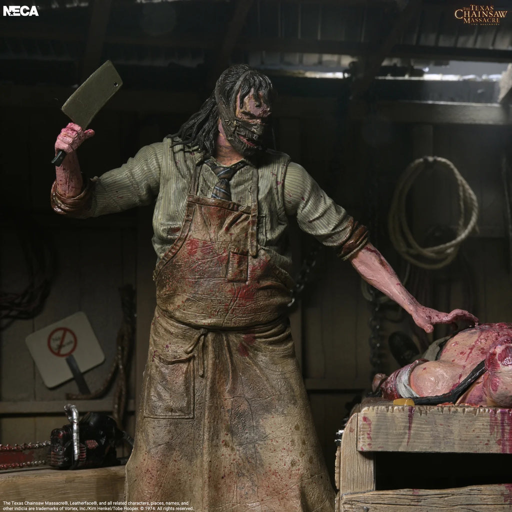 NECA Leatherface – The Texas Chainsaw Massacre: The Beginning | Set Diorama 7 pulgadas
