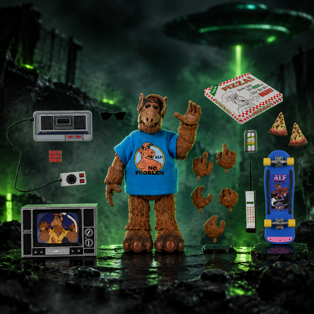ALF Ultimate Totally 80s – Figura NECA de 7 pulgadas