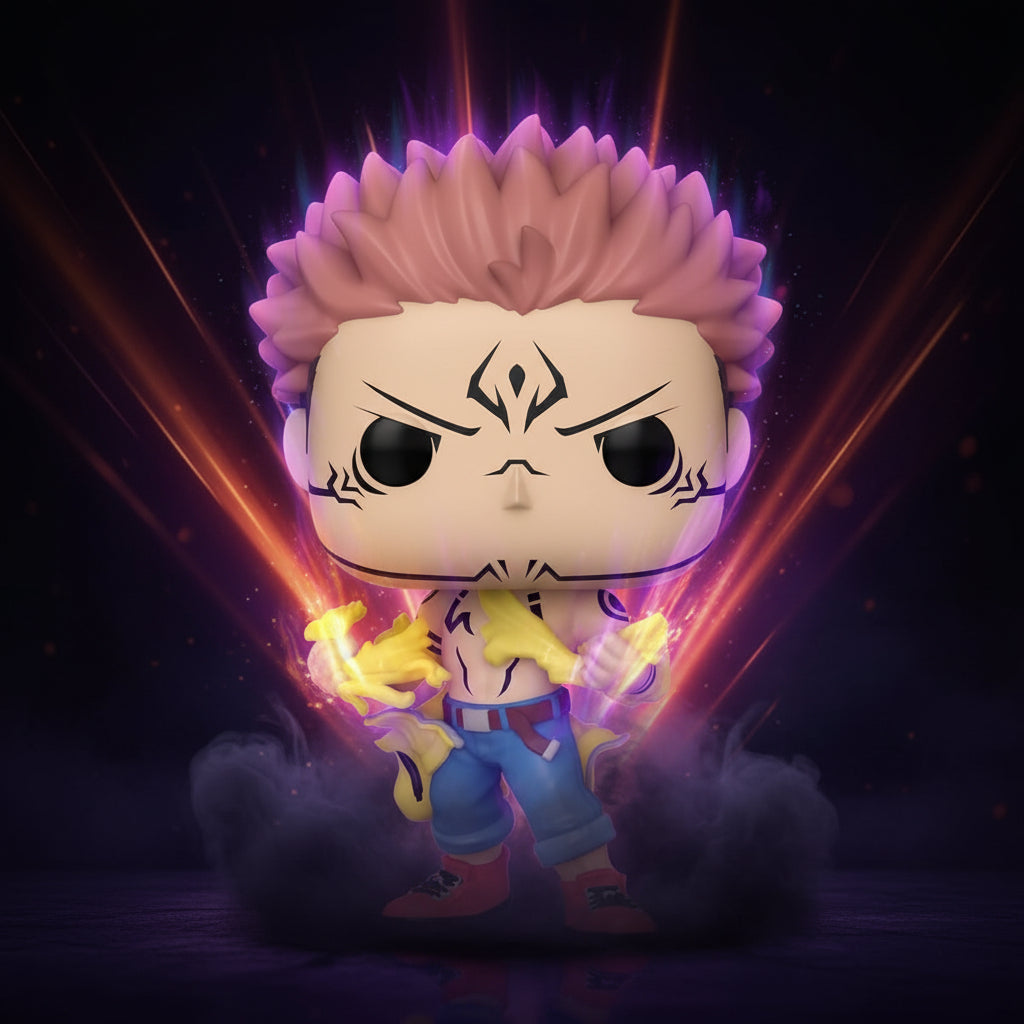 Funko Pop! Sukuna Tearing Shirt #1483 - Jujutsu Kaisen (Edición Especial)