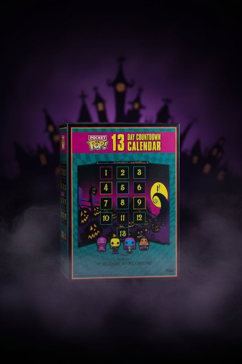 Calendario Adviento Funko Pop 13 Días Black Light - The Nightmare Before Christmas