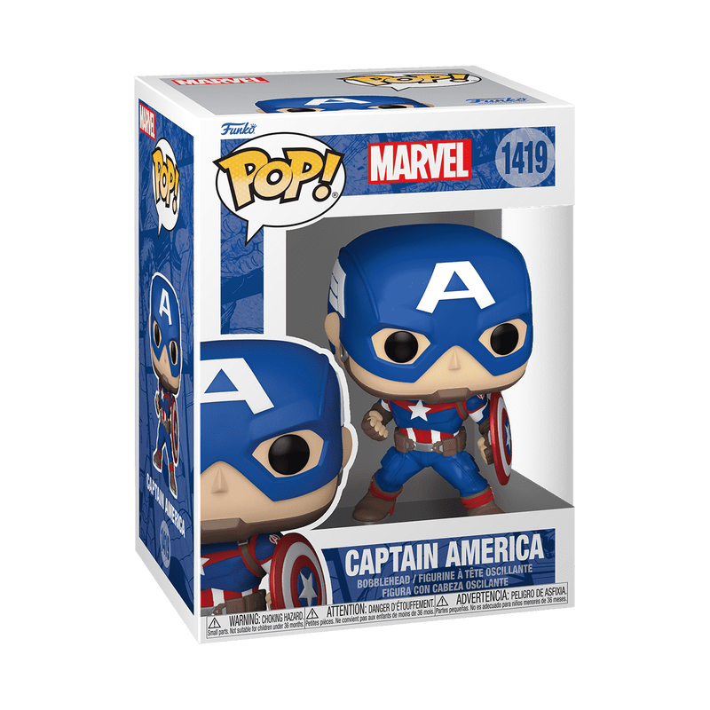 Funko Pop Marvel: New Classic Captain America #1419