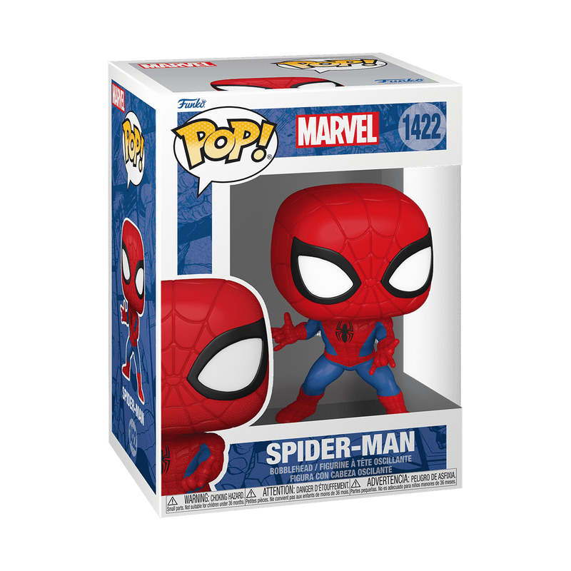 Funko Pop Marvel: New Classic Spider-Man Traje Rojo y Azul