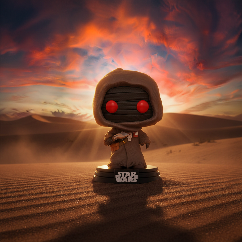 Funko Pop! Star Wars: The Mandalorian – Offworld Jawa #351