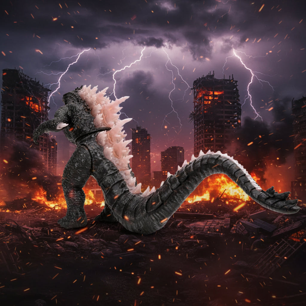 Jada Godzilla x Kong RC – Godzilla Control Remoto con Respiración de Rayo de Calor