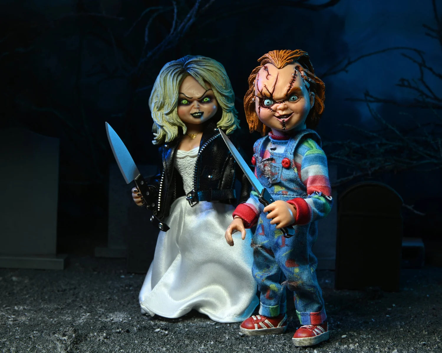 Bride of Chucky - Chucky y Tiffany 8" figura de acción con ropa (2-Pack)