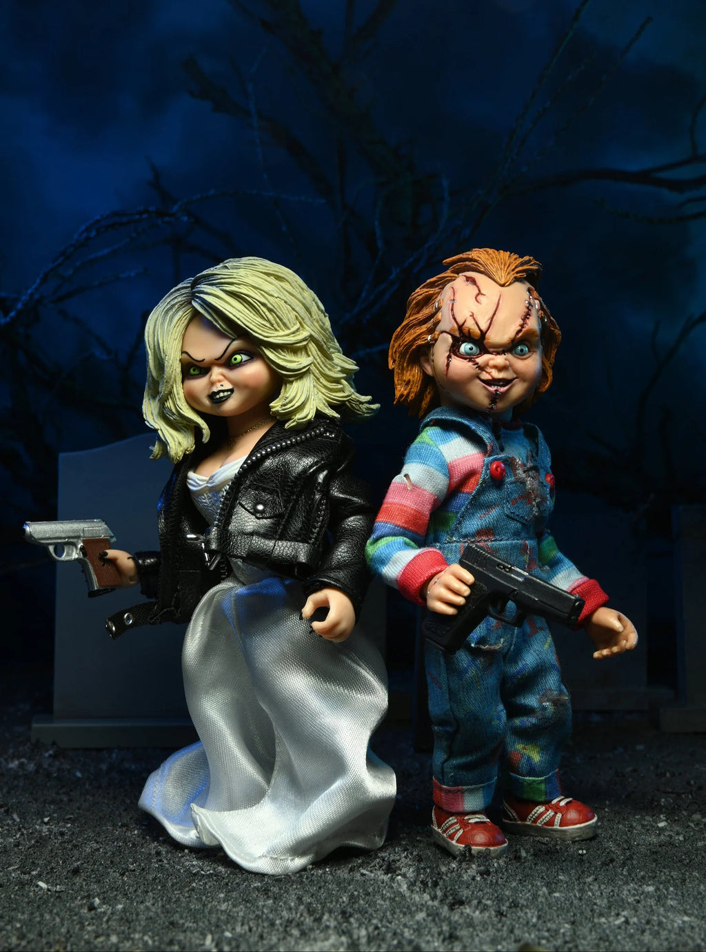 Bride of Chucky - Chucky y Tiffany 8" figura de acción con ropa (2-Pack)