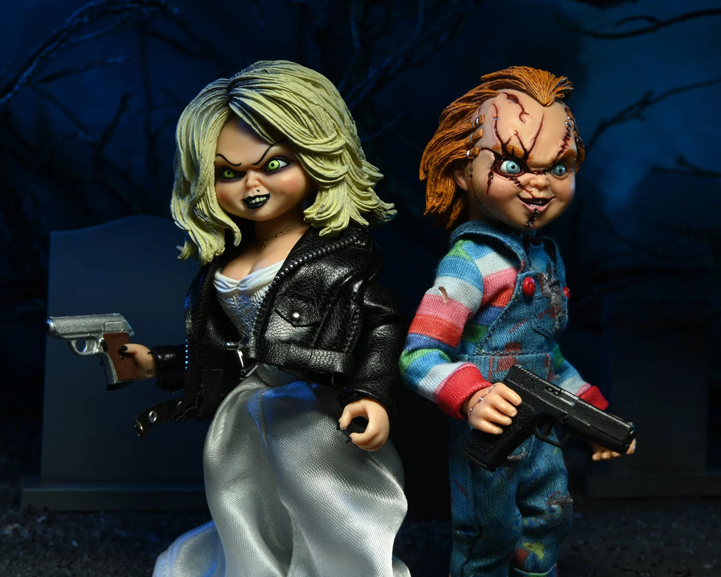 Bride of Chucky - Chucky y Tiffany 8" figura de acción con ropa (2-Pack)