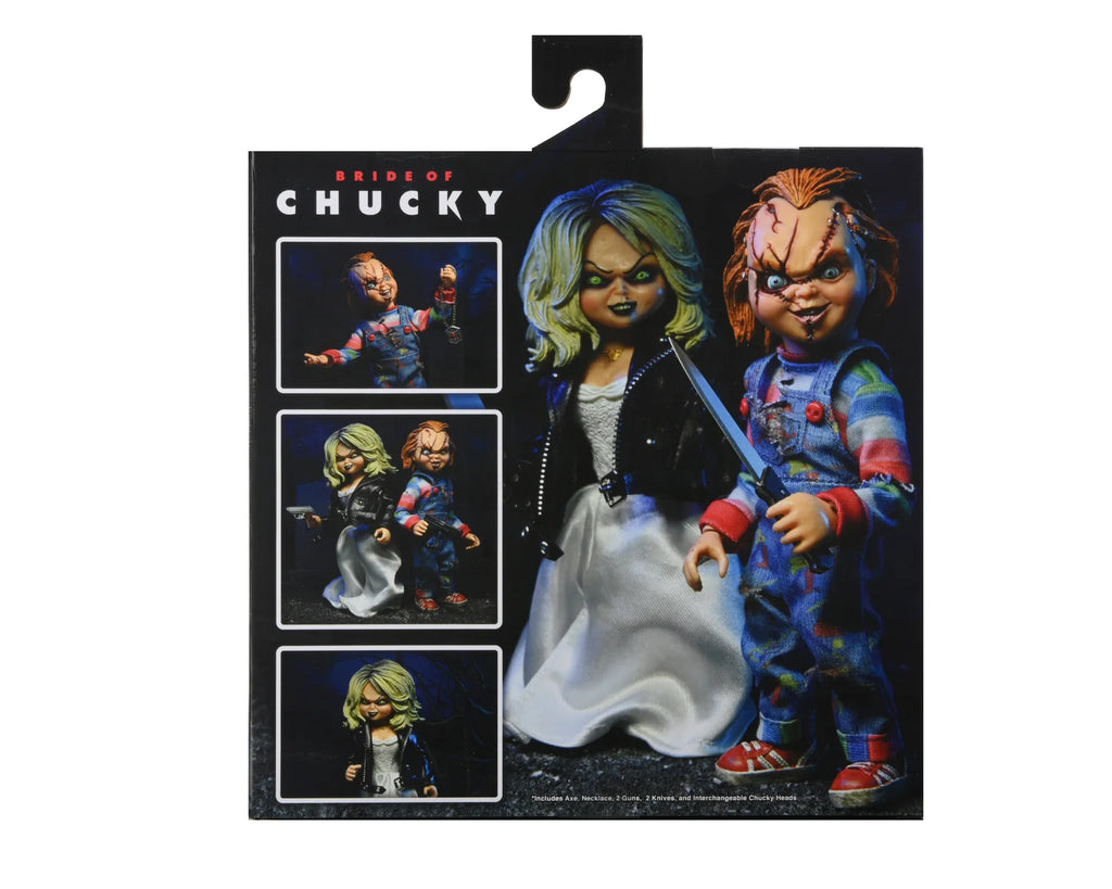 Bride of Chucky - Chucky y Tiffany 8" figura de acción con ropa (2-Pack)