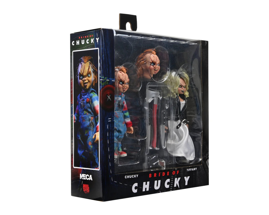Bride of Chucky - Chucky y Tiffany 8" figura de acción con ropa (2-Pack)
