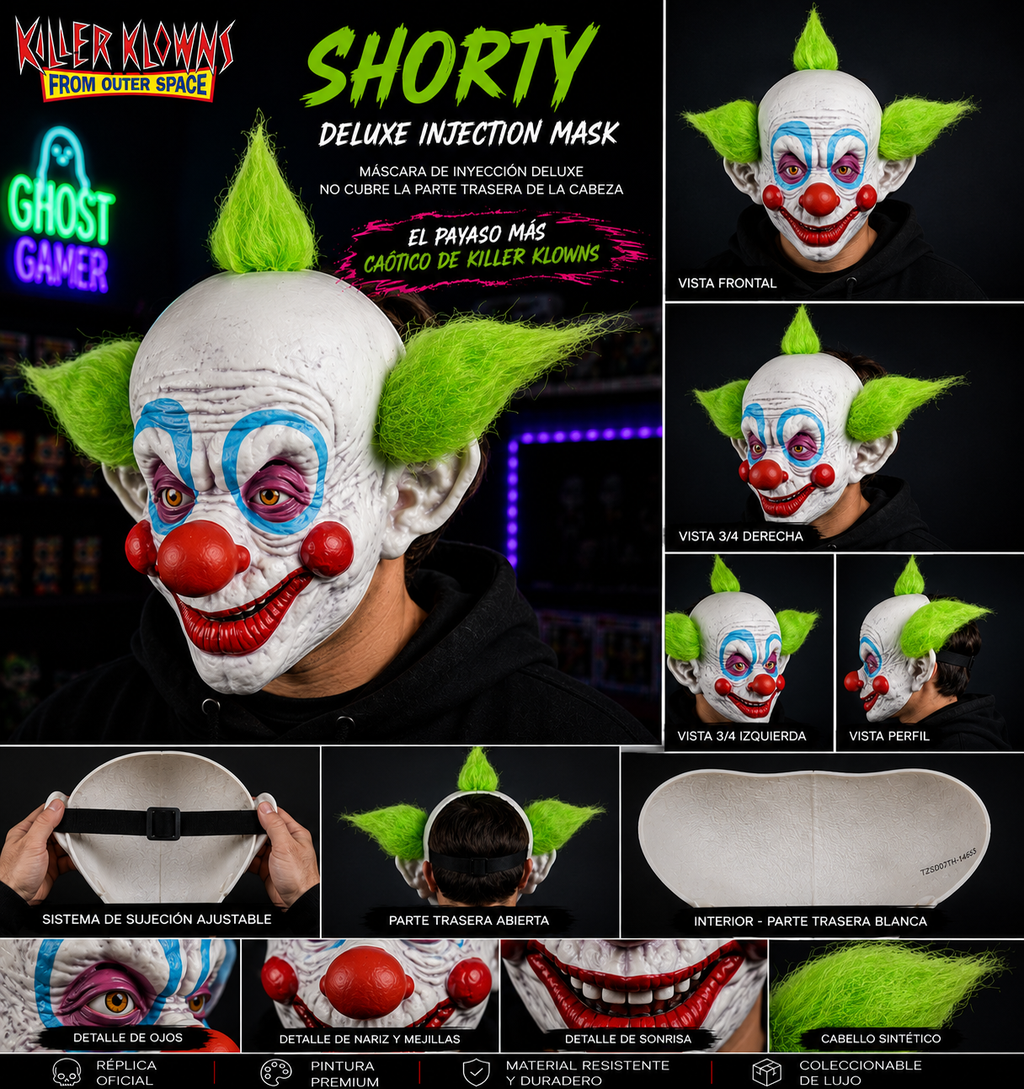 Killer Klowns From Outer Space – Shorty Deluxe Injection Mask