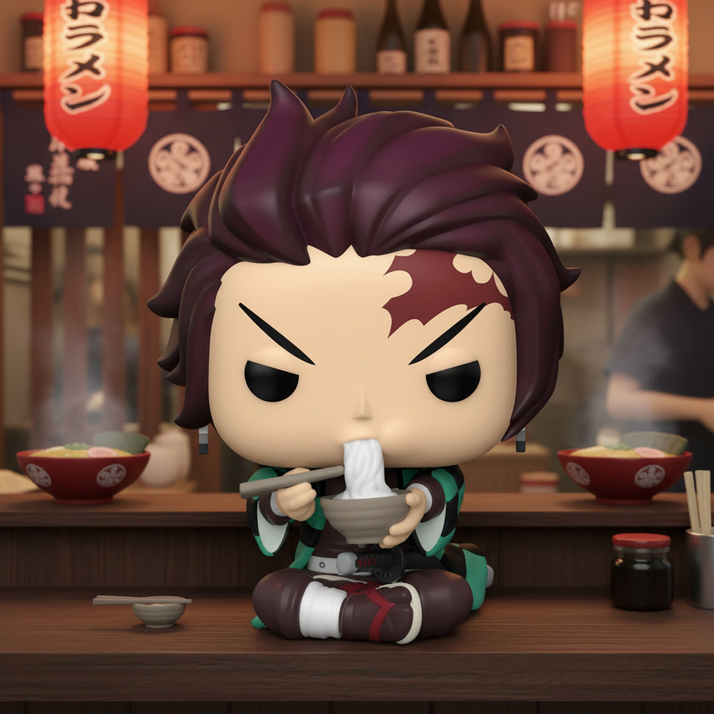 Funko Pop Demon Slayer: Tanjiro with Noodles