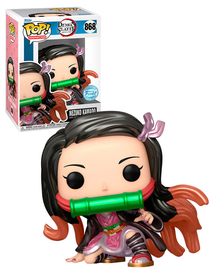 Funko Pop Demon Slayer: Nezuko (MT) – Detalles Metálicos