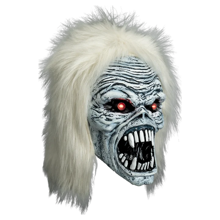Iron Maiden Bass Beast Eddie – Máscara con ojos iluminados | Trick or Treat Studios