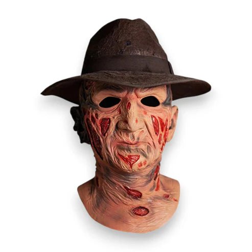 A Nightmare on Elm Street – Freddy Krueger con Sombrero Fedora Máscara Deluxe - Ghostgamer.pe