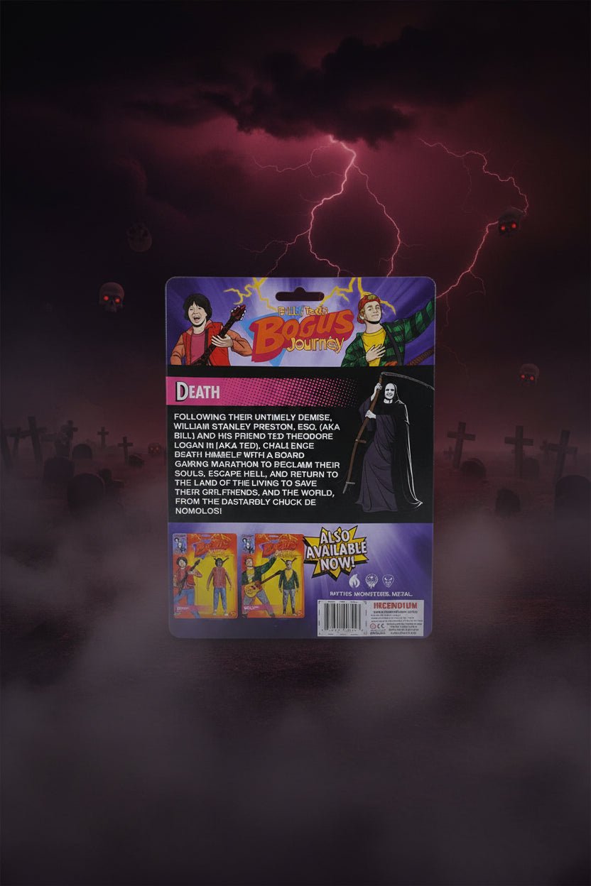 Bill & Ted's Bogus Journey – Death Figura de Acción FigBiz 12,7 cm – Incendium - Ghostgamer.pe