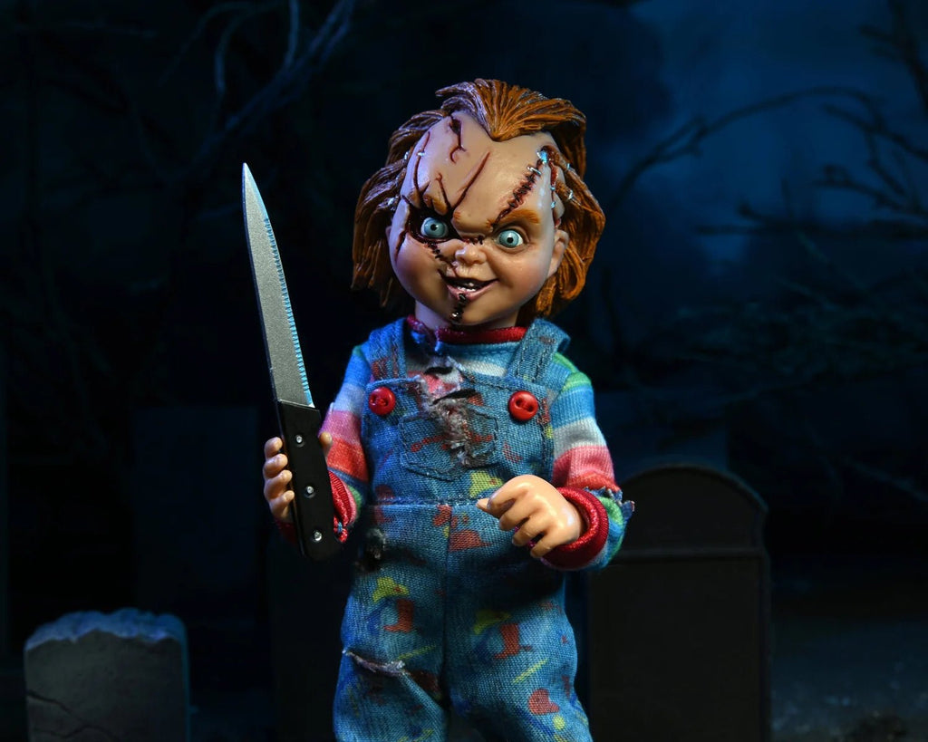 Bride of Chucky - Chucky y Tiffany 8" figura de acción con ropa (2-Pack) - Ghostgamer.pe
