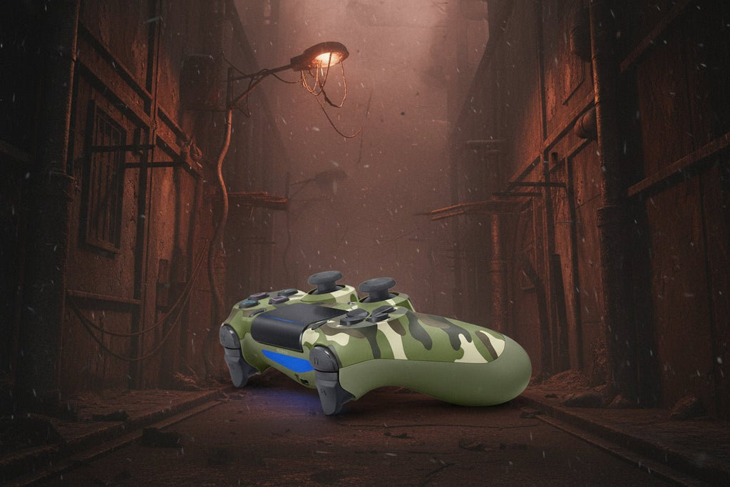 Control Inalámbrico Sony DualShock 4 – Camuflado Verde - Ghostgamer.pe