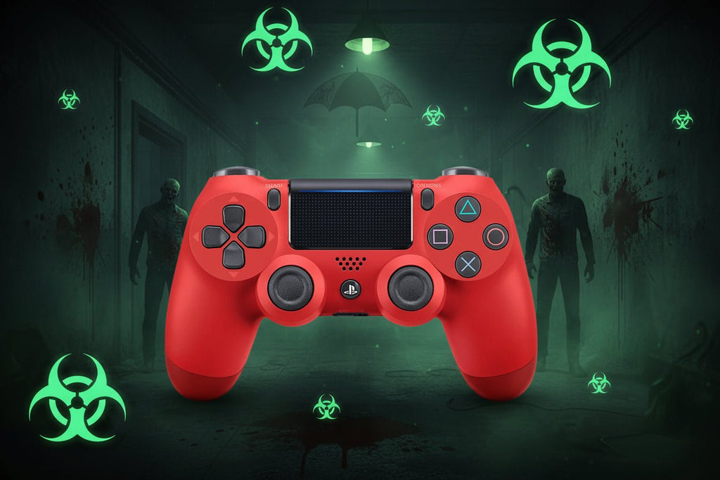 Control Inalámbrico Sony DualShock 4 – Magma Red (Rojo) - Ghostgamer.pe
