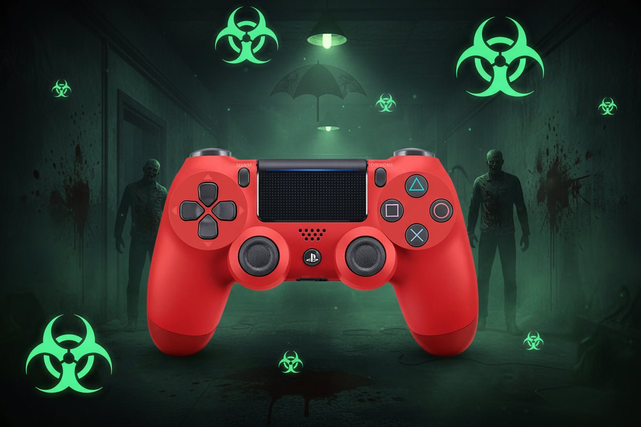Control Inalámbrico Sony DualShock 4 – Magma Red (Rojo) - Ghostgamer.pe