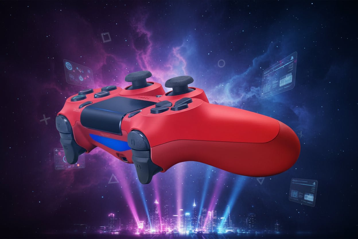 Control Inalámbrico Sony DualShock 4 – Magma Red (Rojo) - Ghostgamer.pe