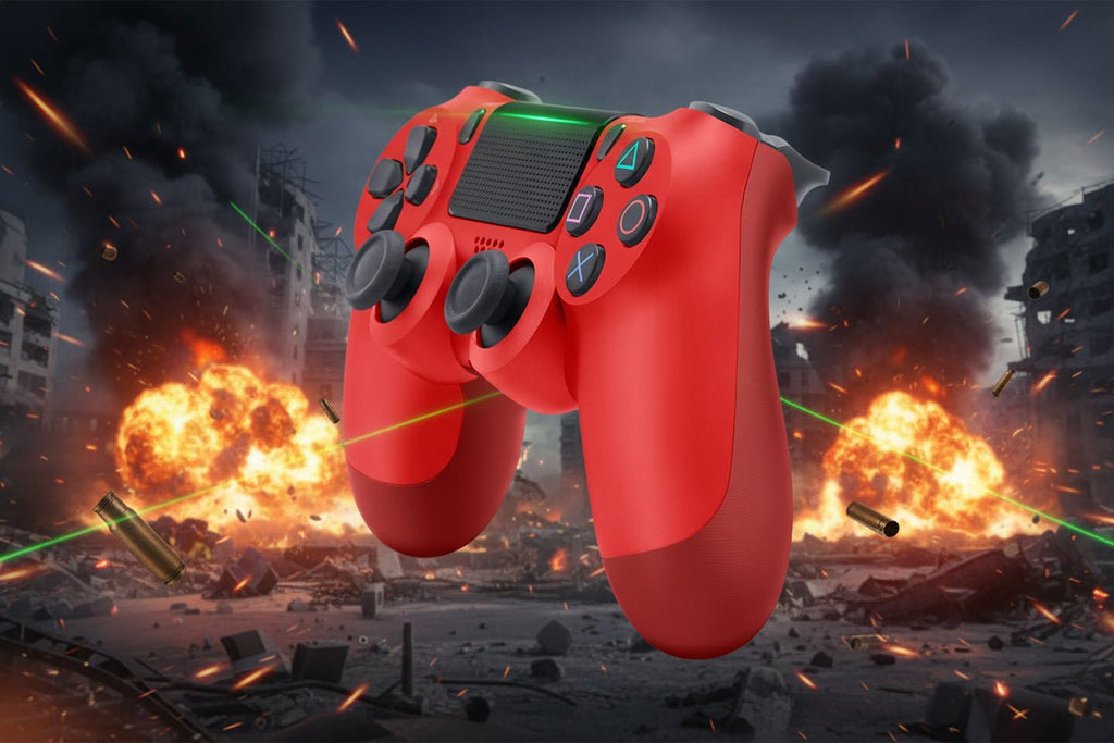 Control Inalámbrico Sony DualShock 4 – Magma Red (Rojo) - Ghostgamer.pe