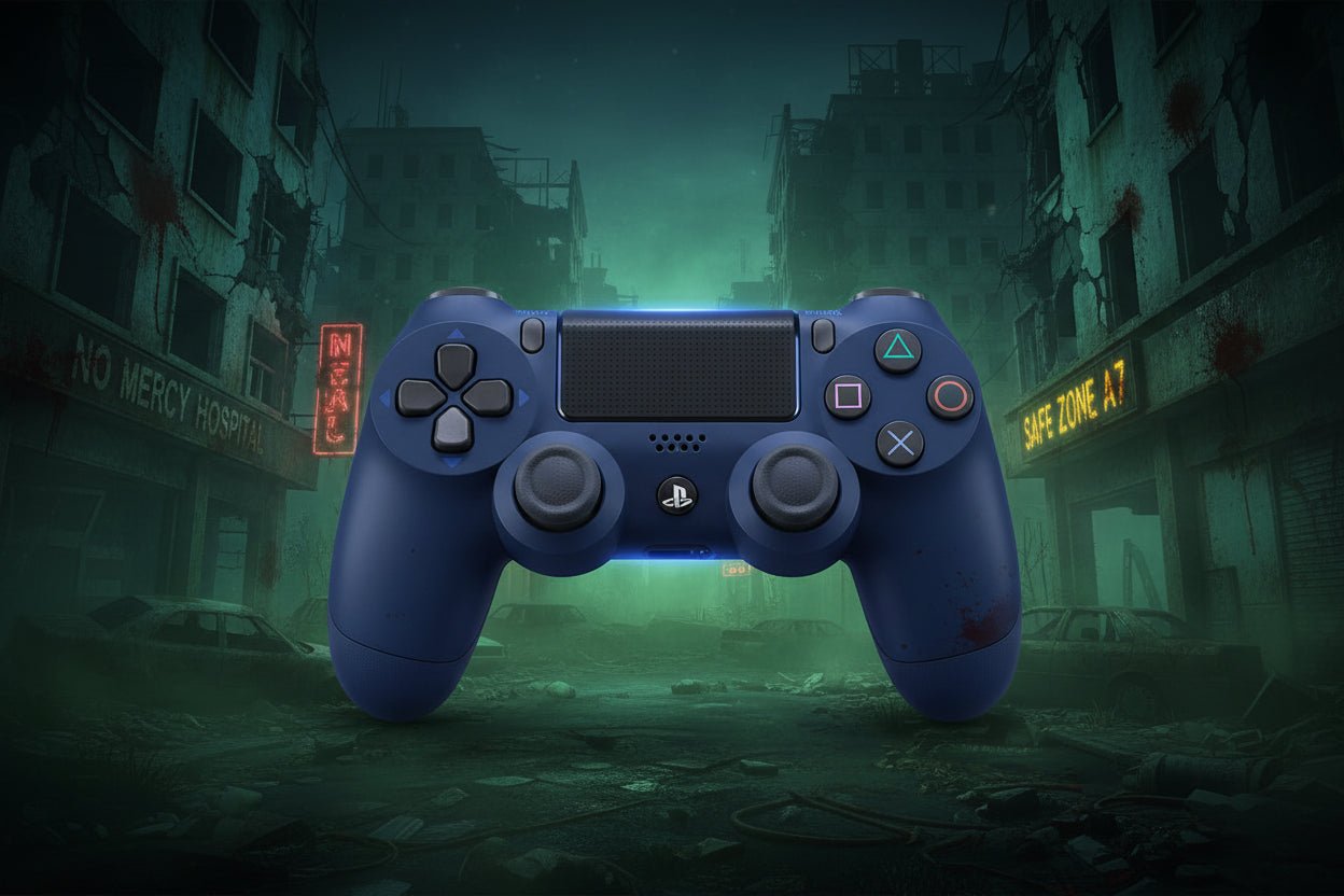Control Inalámbrico Sony DualShock 4 – Midnight Blue (Azul) - Ghostgamer.pe