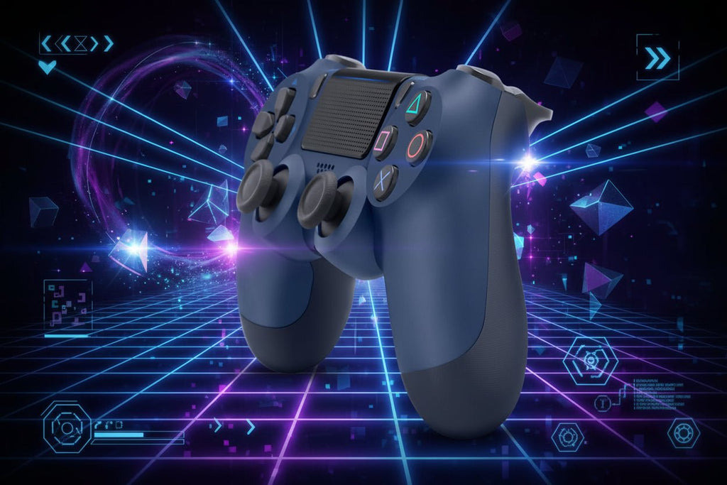 Control Inalámbrico Sony DualShock 4 – Midnight Blue (Azul) - Ghostgamer.pe