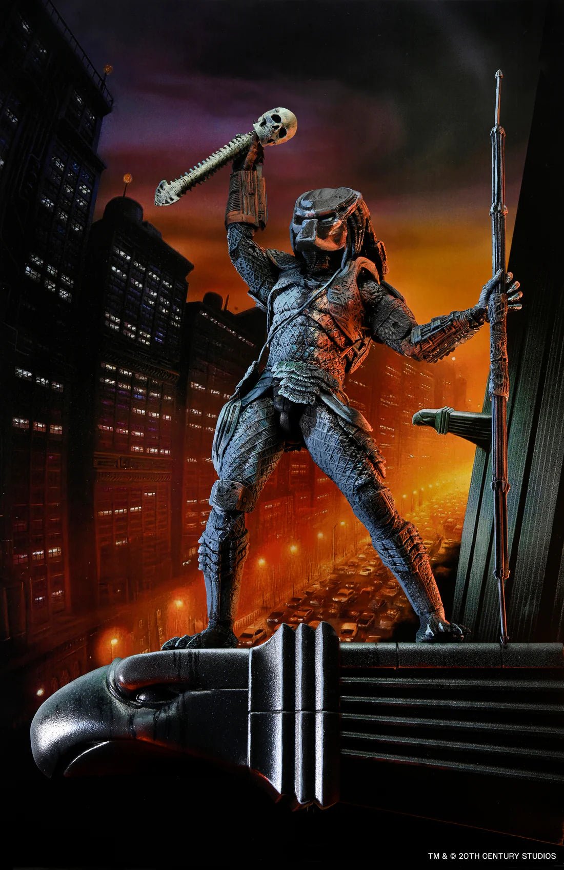 Depredador 2 – City Hunter Poster Series Figura de Acción 7" – NECA - Ghostgamer.pe