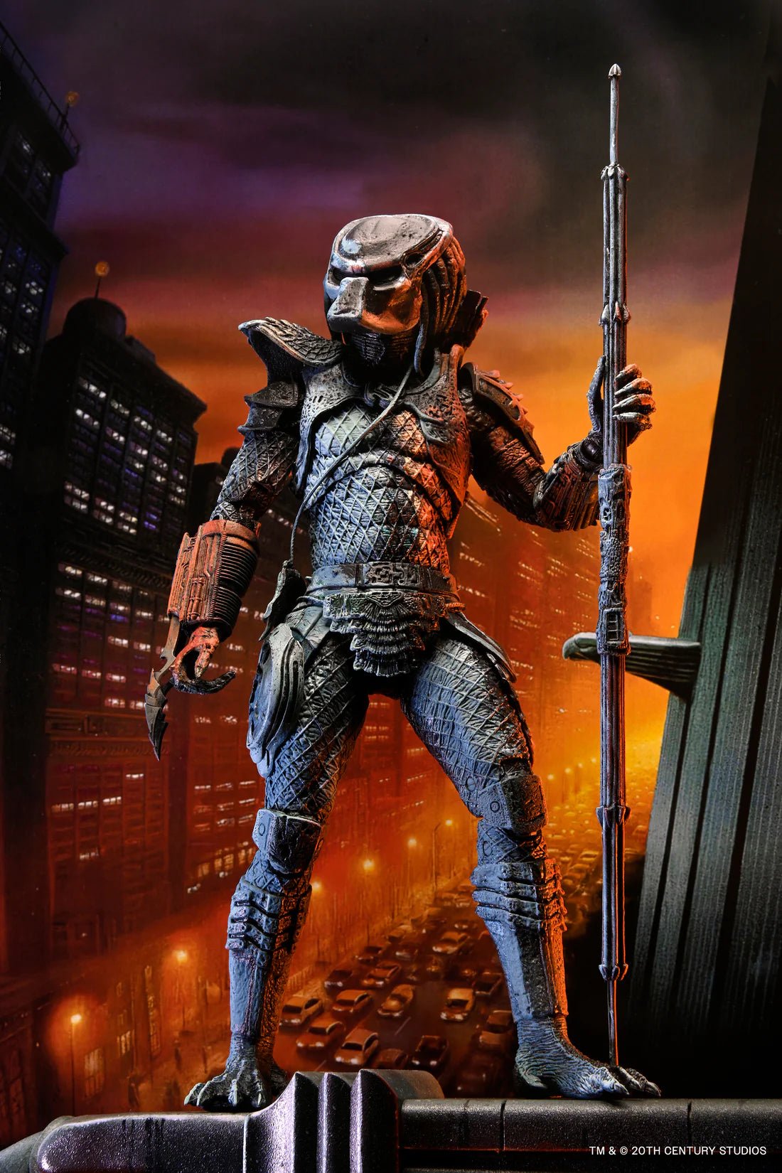 Depredador 2 – City Hunter Poster Series Figura de Acción 7" – NECA - Ghostgamer.pe