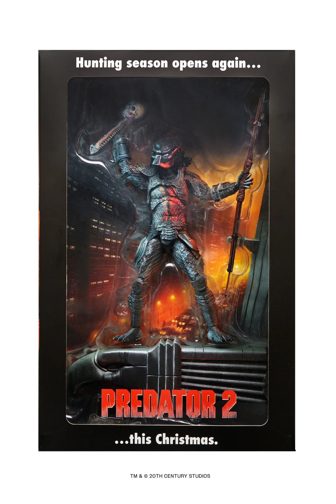 Depredador 2 – City Hunter Poster Series Figura de Acción 7" – NECA - Ghostgamer.pe