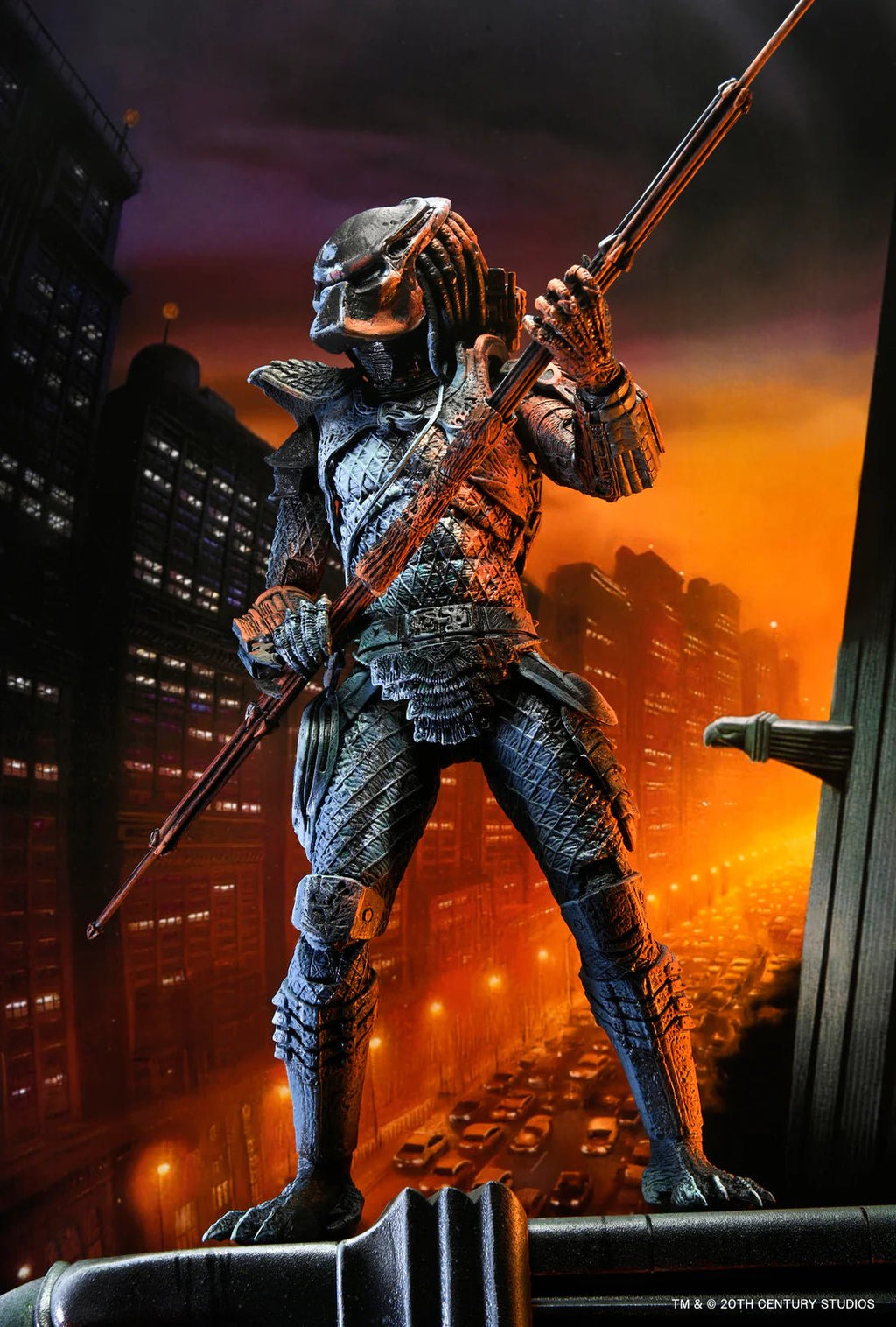 Depredador 2 – City Hunter Poster Series Figura de Acción 7" – NECA - Ghostgamer.pe