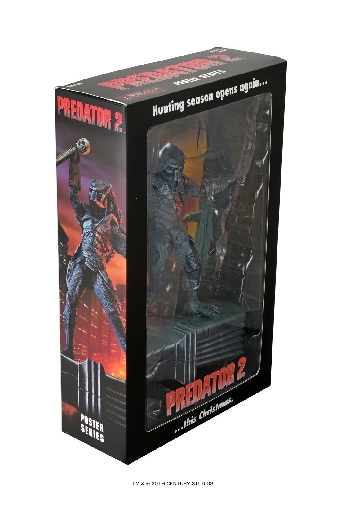 Depredador 2 – City Hunter Poster Series Figura de Acción 7" – NECA - Ghostgamer.pe