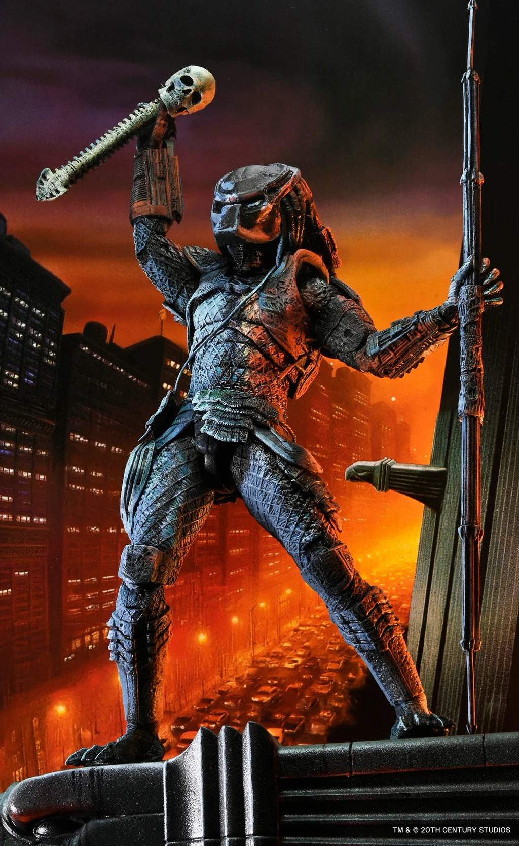 Depredador 2 – City Hunter Poster Series Figura de Acción 7" – NECA - Ghostgamer.pe