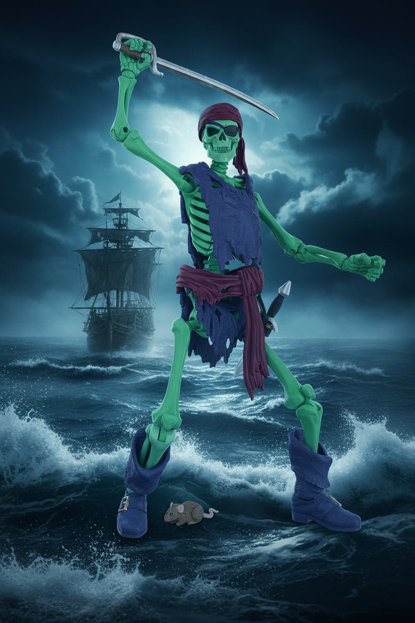 EPIC H.A.C.K.S. Esqueleto Pirata 1/12 Escala Figura - Ghostgamer.pe