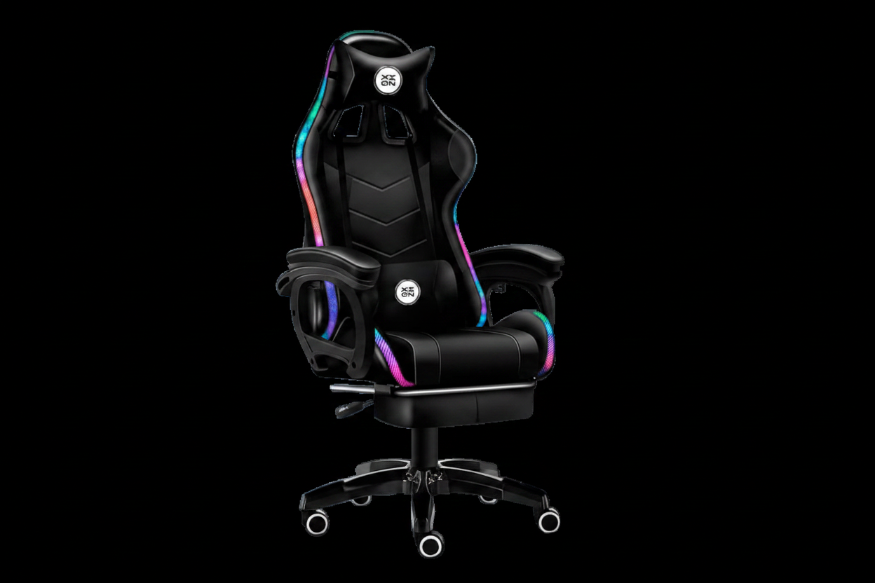 Silla Gamer XION RAVEN RGB - Negro