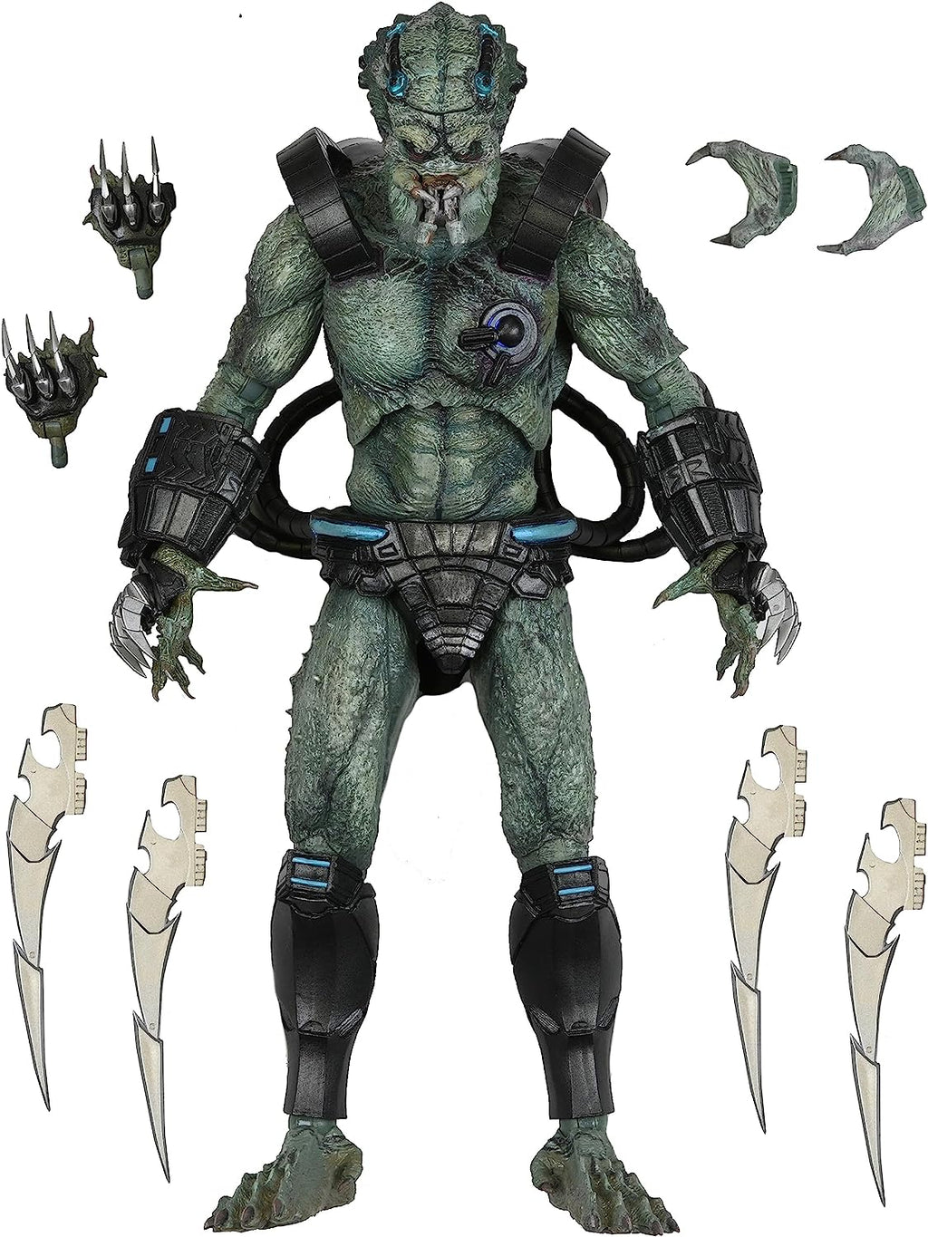 Figura de Acción Predator Concrete Jungle Stone Heart NECA | Edición Deluxe (NE51589) - Ghostgamer.pe