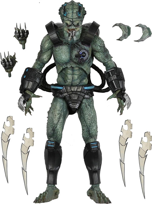 Figura de Acción Predator Concrete Jungle Stone Heart NECA | Edición Deluxe (NE51589) - Ghostgamer.pe