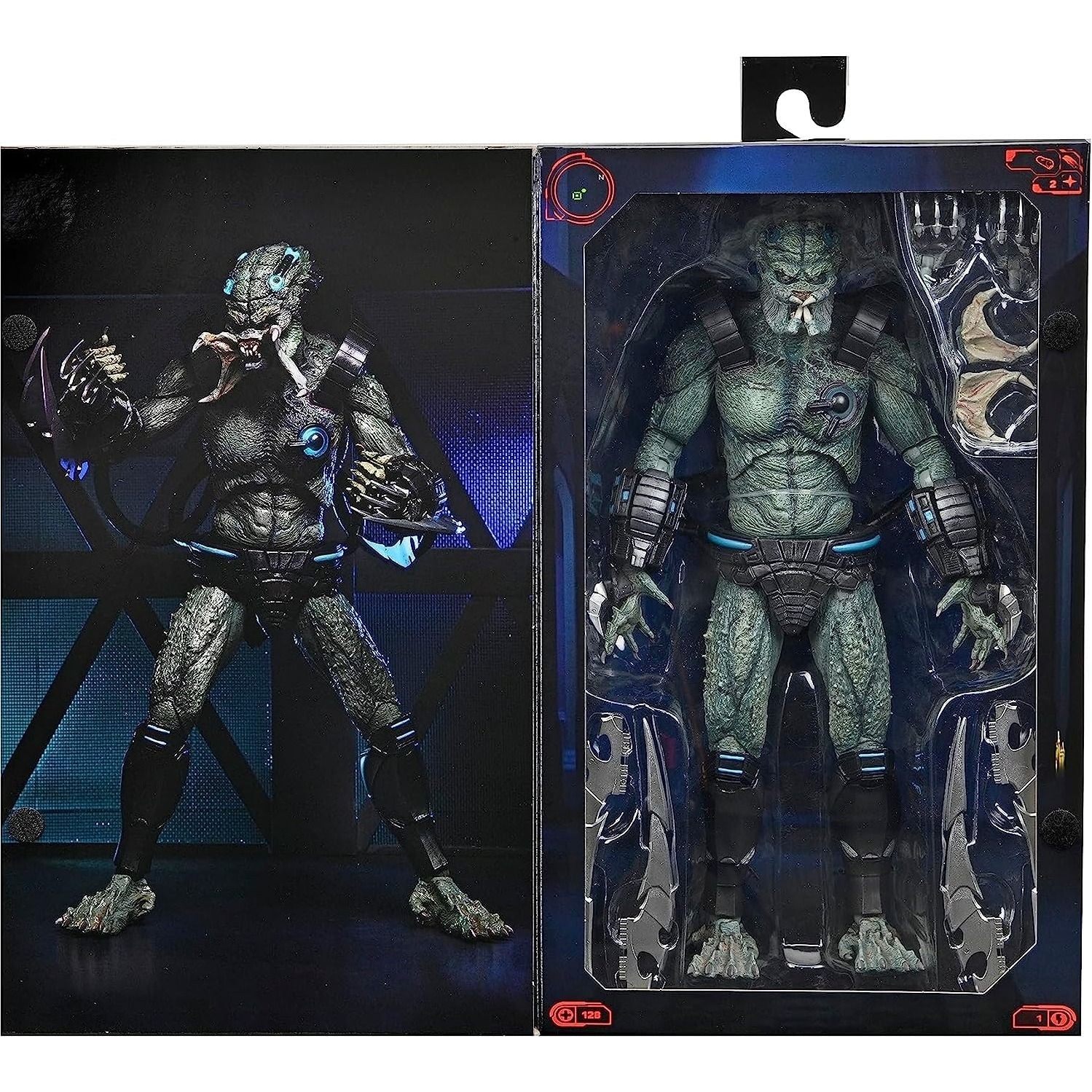 Figura de Acción Predator Concrete Jungle Stone Heart NECA | Edición Deluxe (NE51589) - Ghostgamer.pe