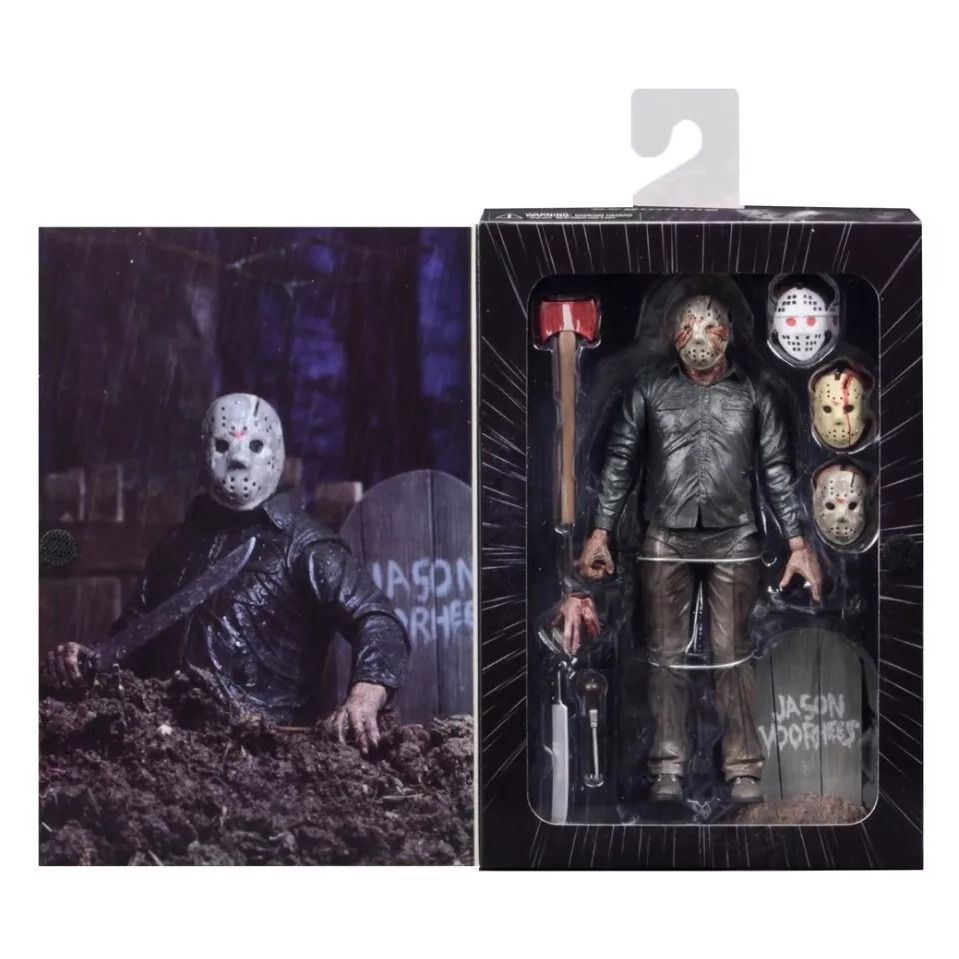 Friday the 13th: Parte 5 A new Beginning – Figura a escala de 7 pulgadas Ultimate – Jason Voorhees - Ghostgamer.pe