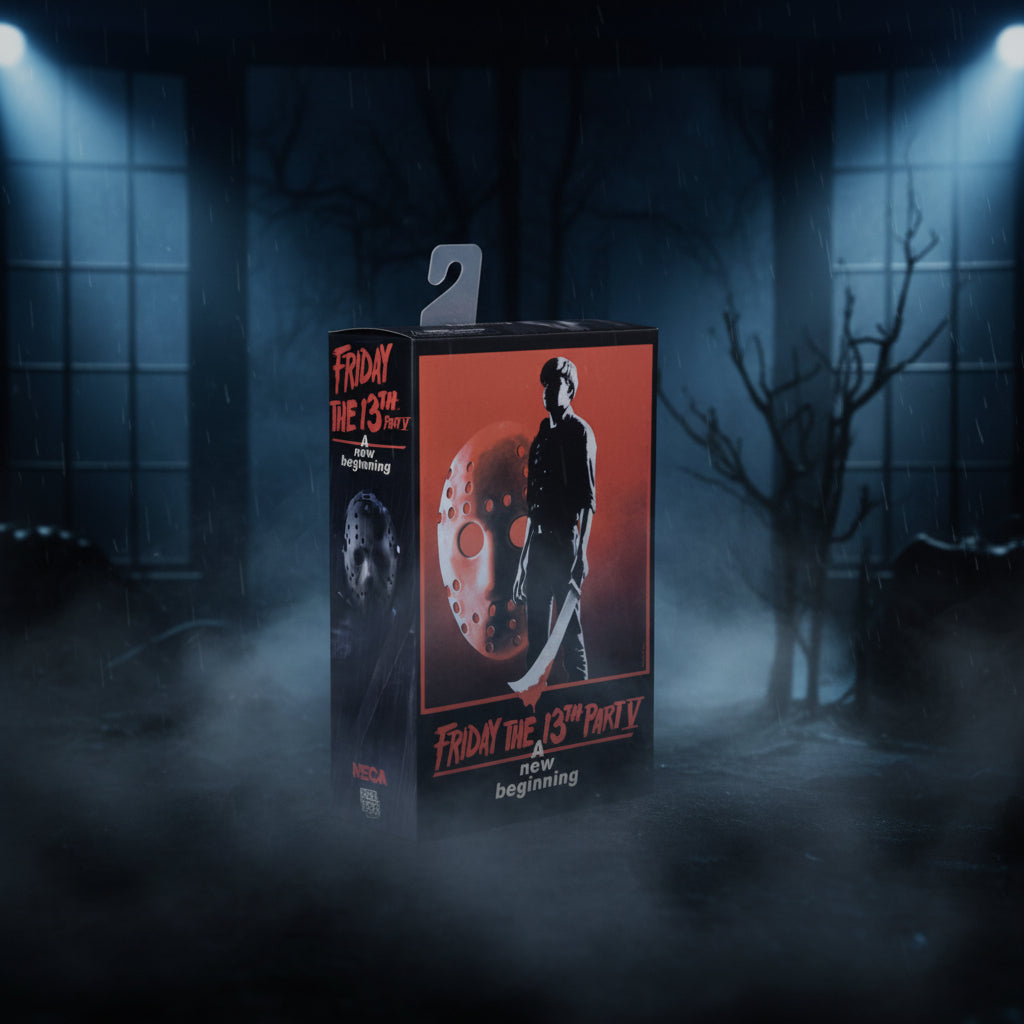 Friday the 13th: Parte 5 A new Beginning – Figura a escala de 7 pulgadas Ultimate – Jason Voorhees - Ghostgamer.pe