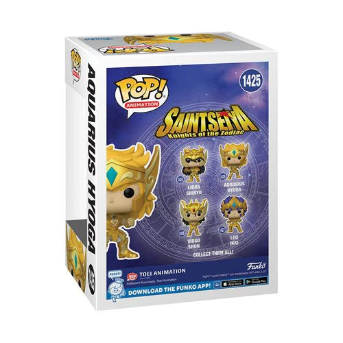 Funko Pop Acuario Gold Hyoga #1425 - Caballeros del Zodiaco