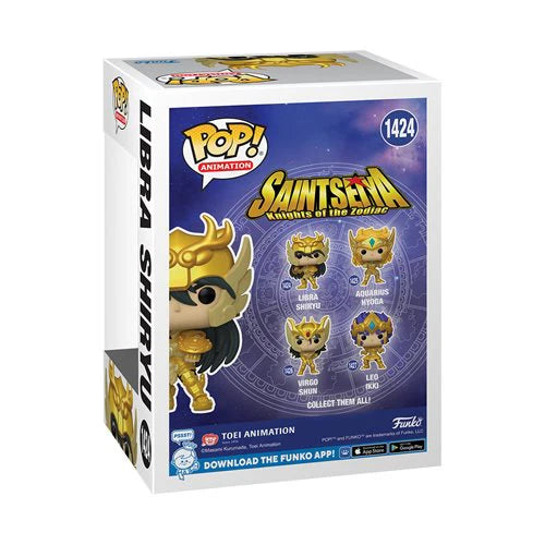 Funko Pop Libra Gold Shiryu #1424 - Caballeros del Zodiaco