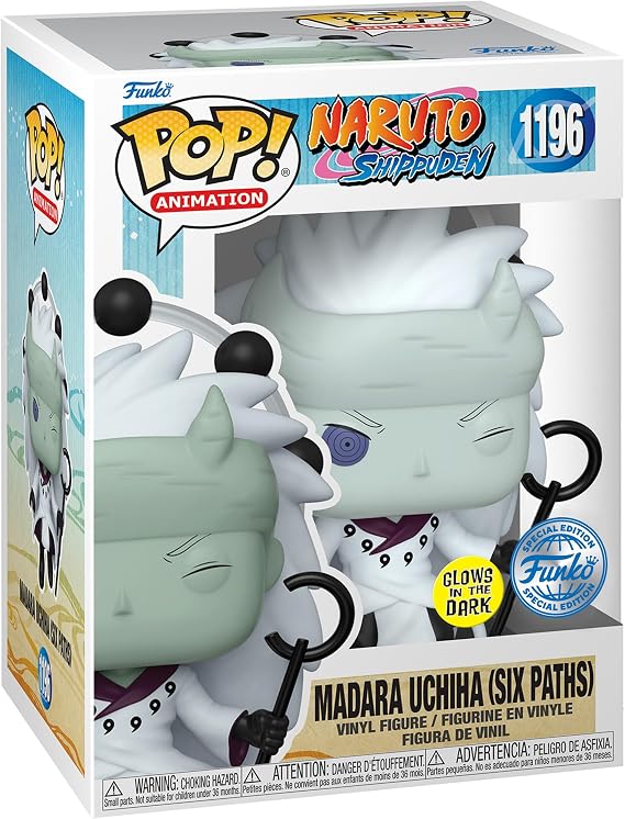 Funko Pop! Animation: Naruto Sage Madara Uchiha – Glows in the Dark Special Edition - Ghostgamer.pe