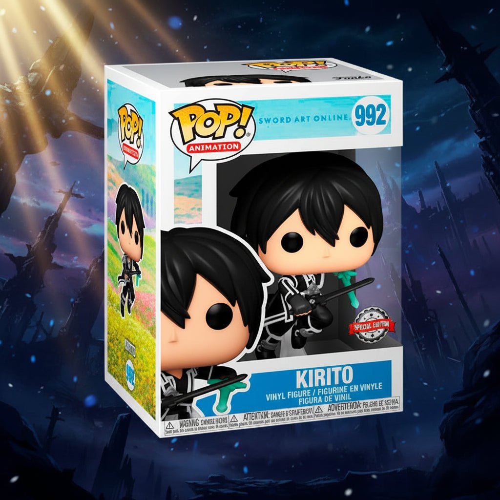Funko Pop! Animation: Sword Art Online – Kirito Two Swords Special Edition - Ghostgamer.pe