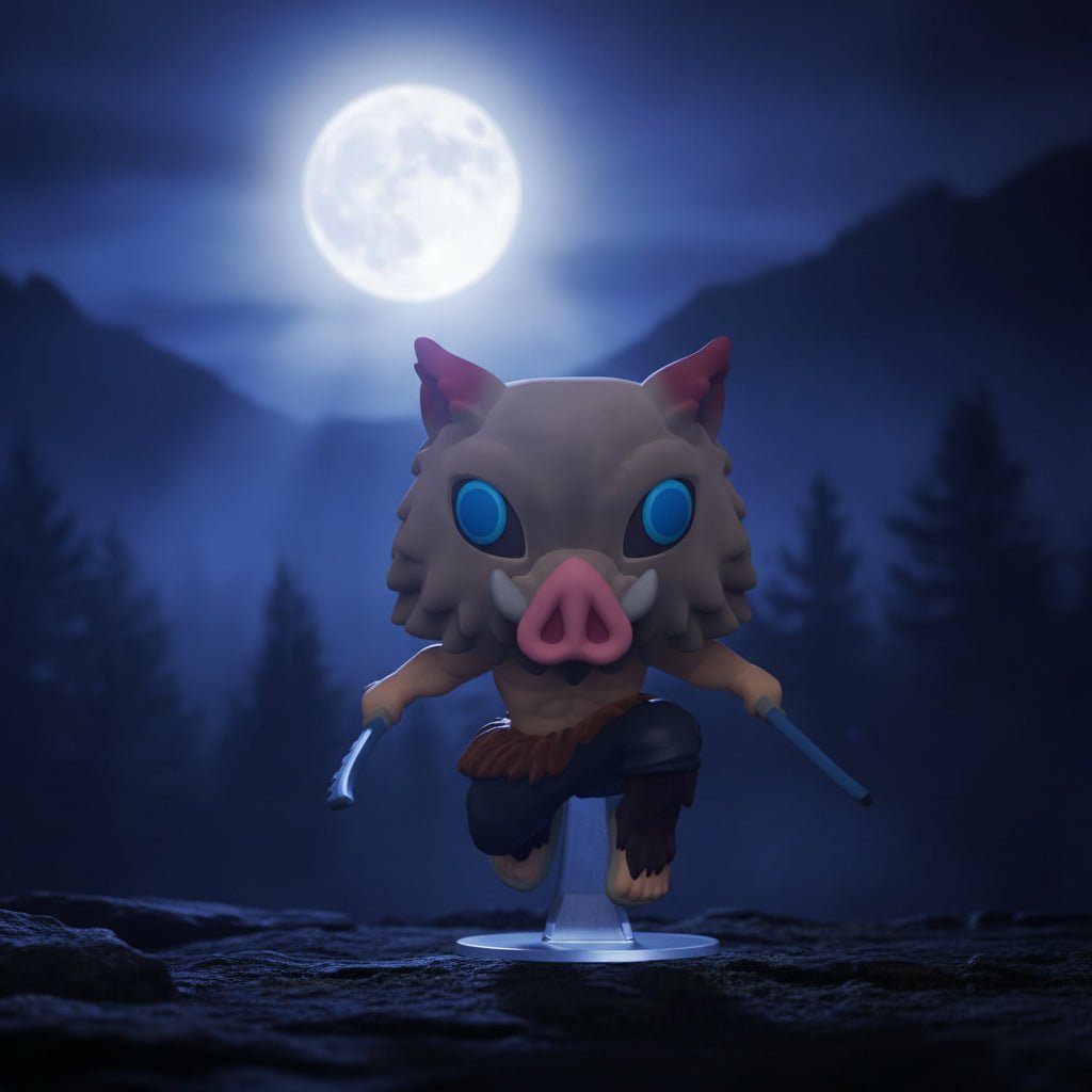 Funko Pop Demon Slayer: Inosuke Flocked Special Edition 875 - Ghostgamer.pe