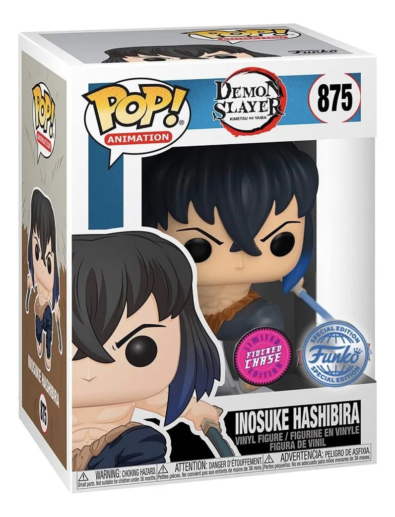 Funko Pop Demon Slayer: Inosuke Flocked Special Edition 875 - Ghostgamer.pe